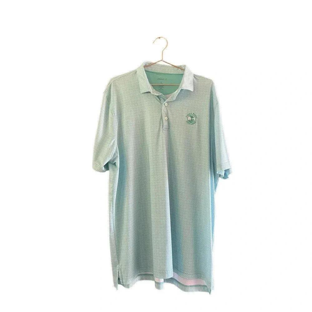 Johnnie-O Men's Blue Pebble Beach Whipple Polo Shirt Size XL